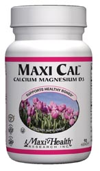 Maxi Health Kosher Maxi Cal (Calcium Magnesium Complex) 90 MaxiCaps